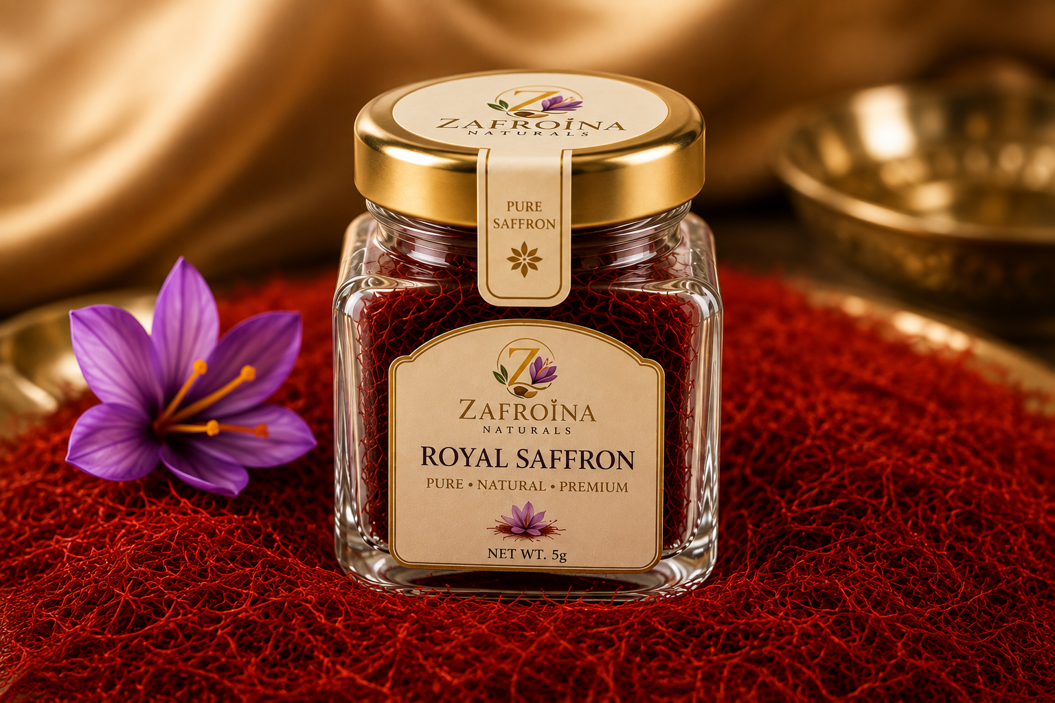 Premium Handpicked Kashmiri Saffron